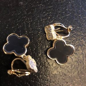Luxury fashion earrings Korean style clips style